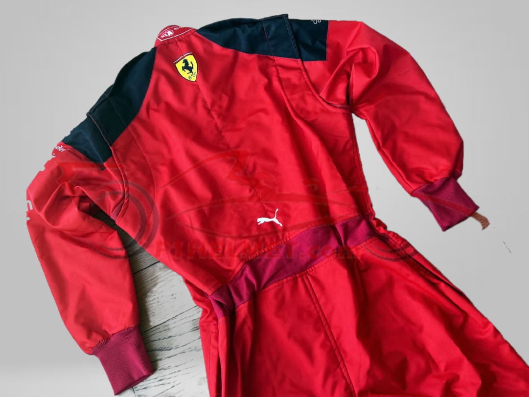 Charles Leclerc 2023  Embroidery Racing Suit / Ferrari F1