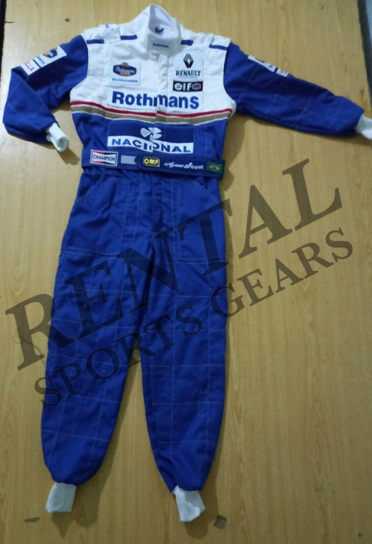 Ayrton Senna Rothmans 1994 racing suit / Team Williams F1 Rothmans