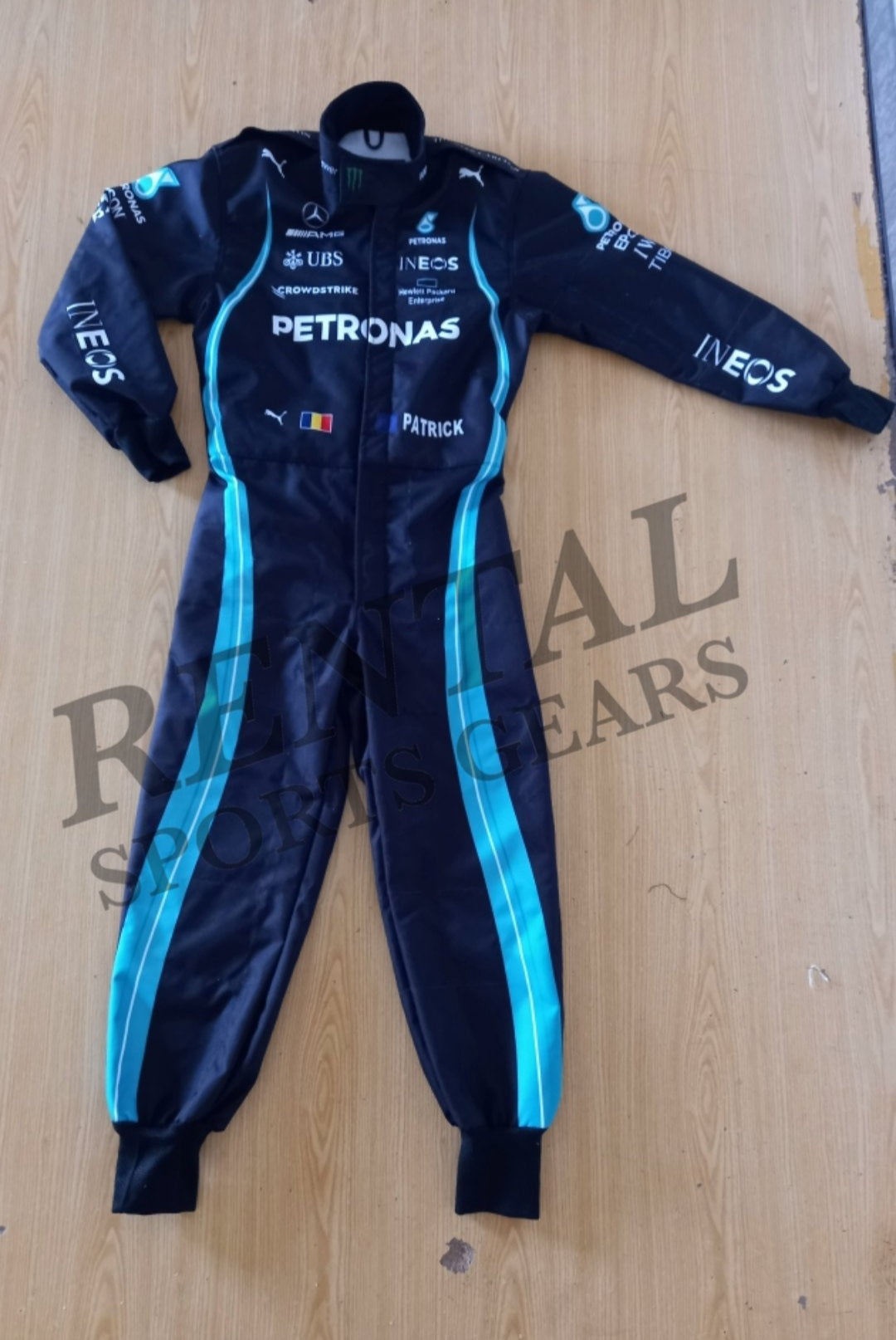 Lewis Hamilton Mercedes AMG 2021 Race Suit / Teamviewer F1 Race Suit - Rental Sports