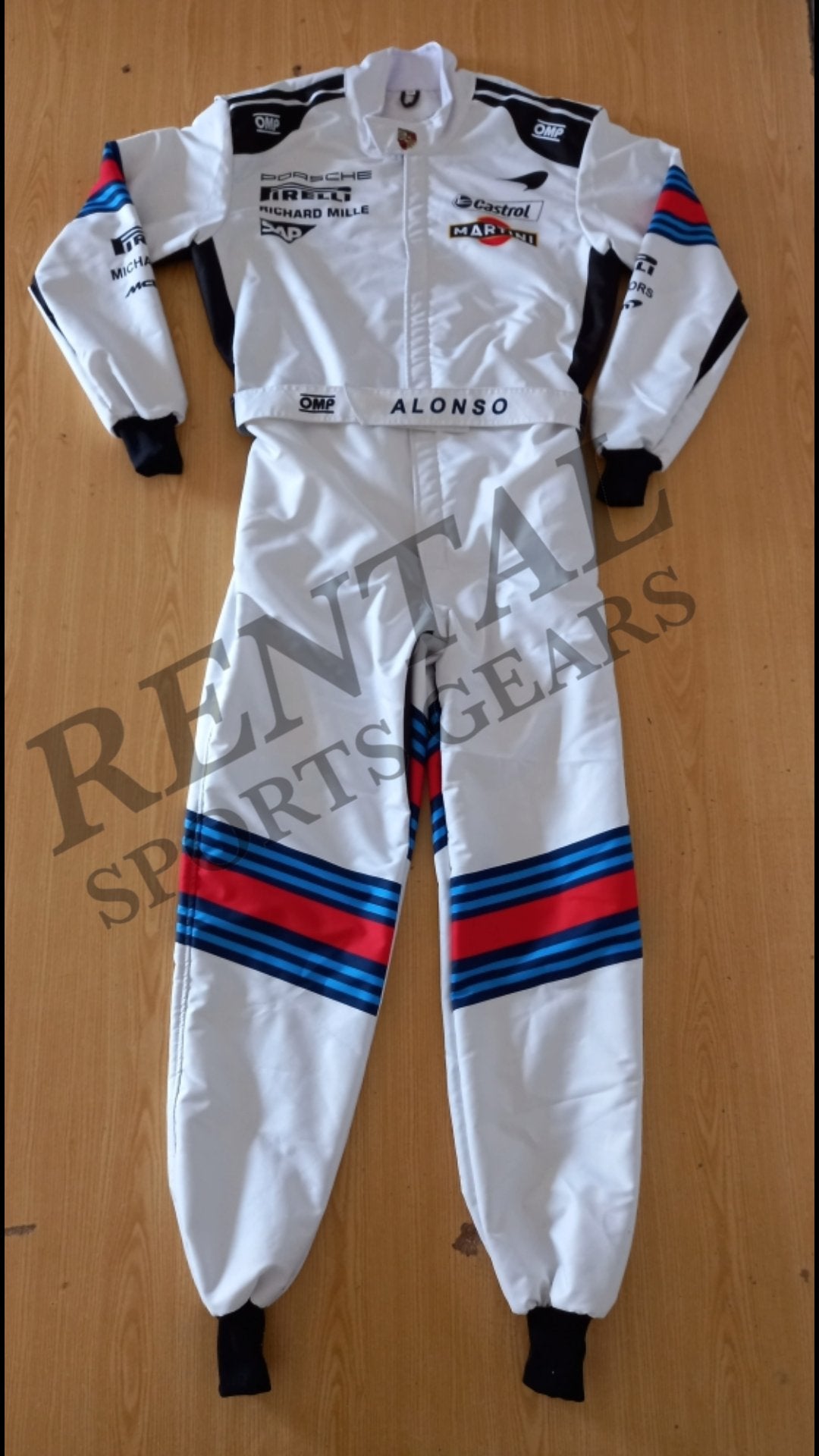 Fernando Alonso Martini 2021 F1 Race Suit / Formula 1 Martini Race suit -  120