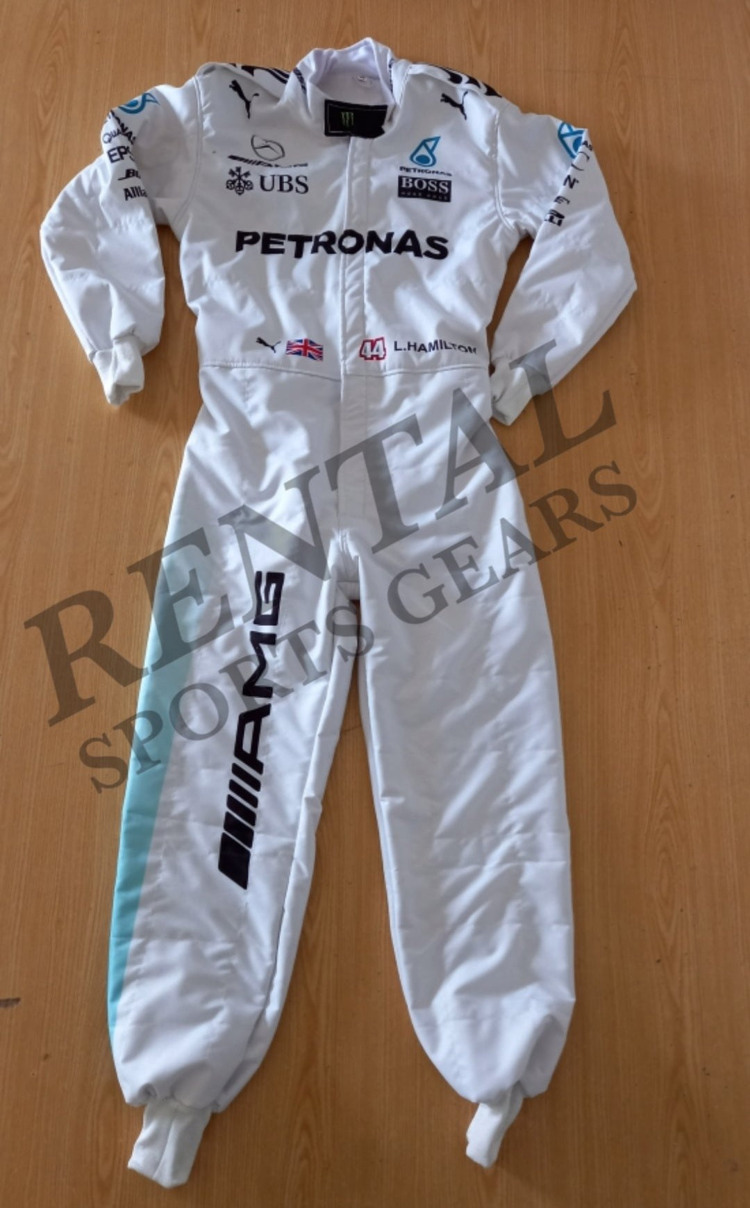 F1 Lewis Hamilton Mercedes AMG 2017 Race Suit / Formula 1 Race Suit