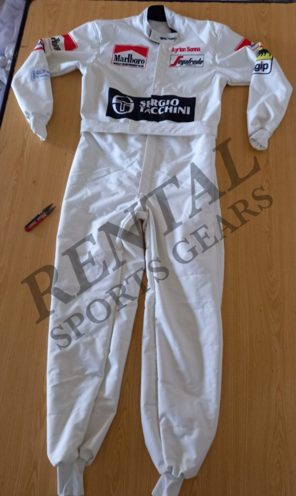 Ayrton Senna Sergio Tacchini Race Suit F1 Marlboro Race Suit – Rental ...