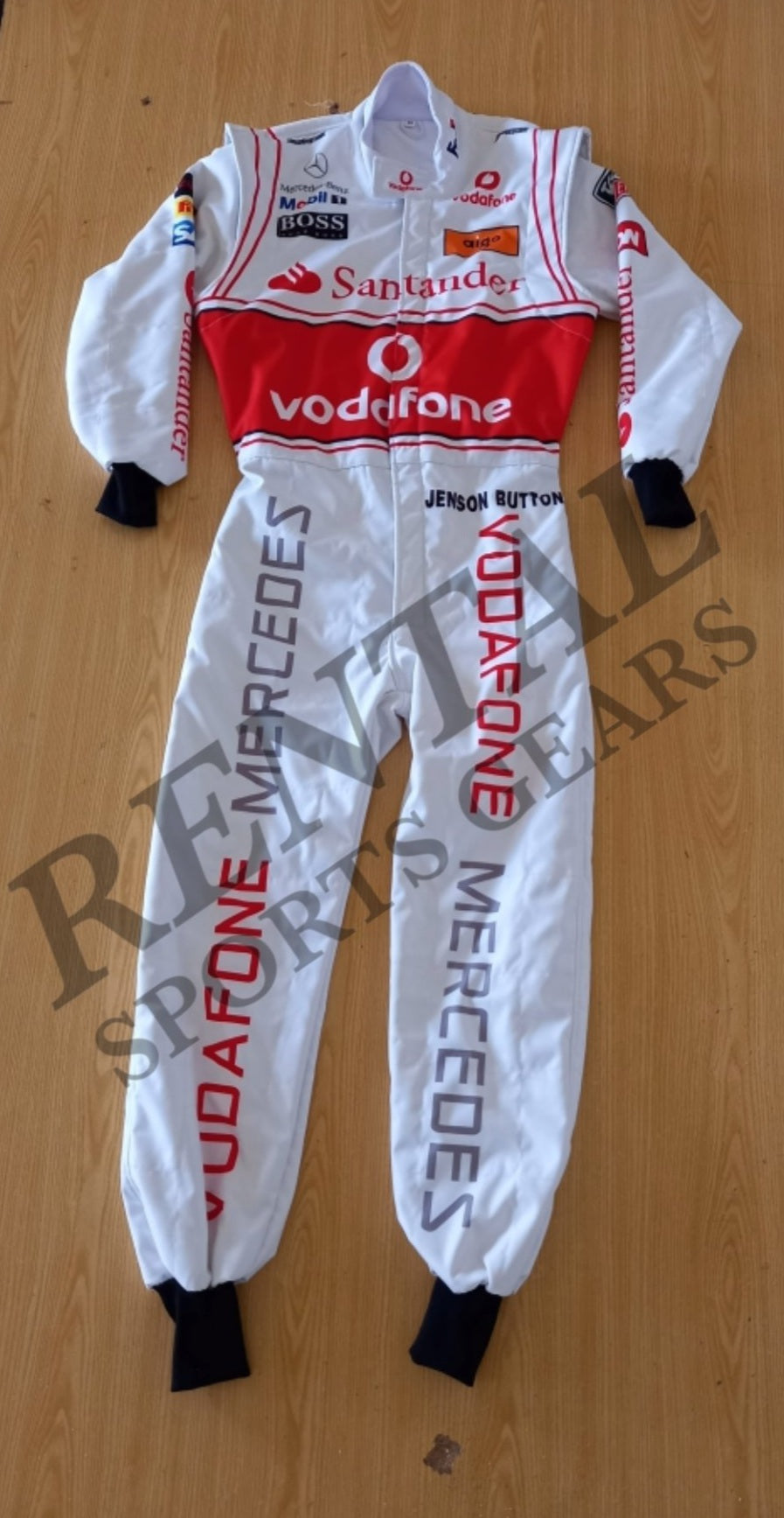 Jenson button vodafone Race suit F1 Santander Suit