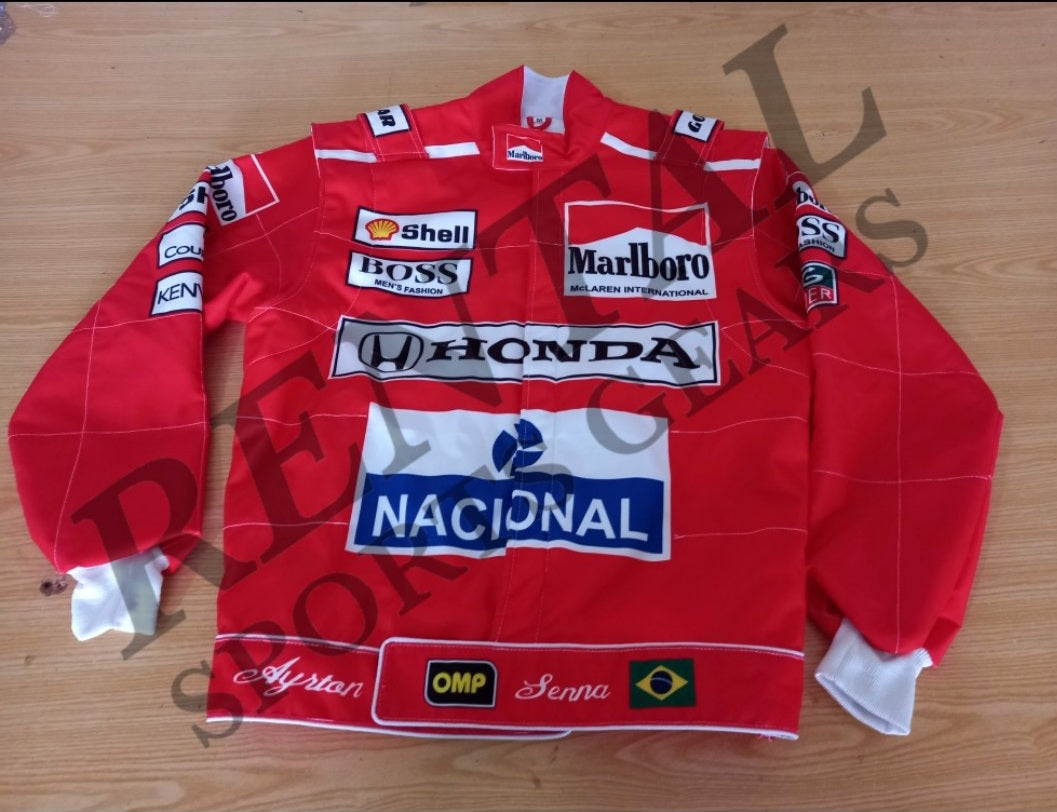 Ayrton Senna 1991 F1 Marlboro Race Jacket - F1 Replica Jacket