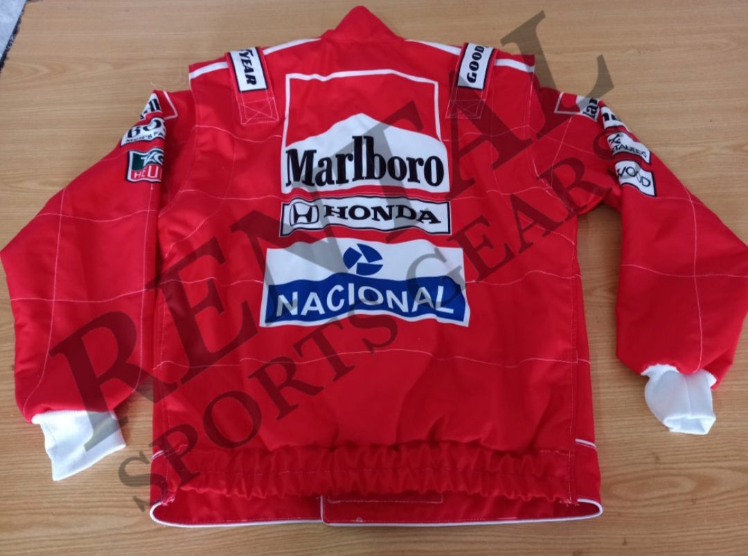 Ayrton Senna 1991 F1 Marlboro Race Jacket - F1 Replica Jacket