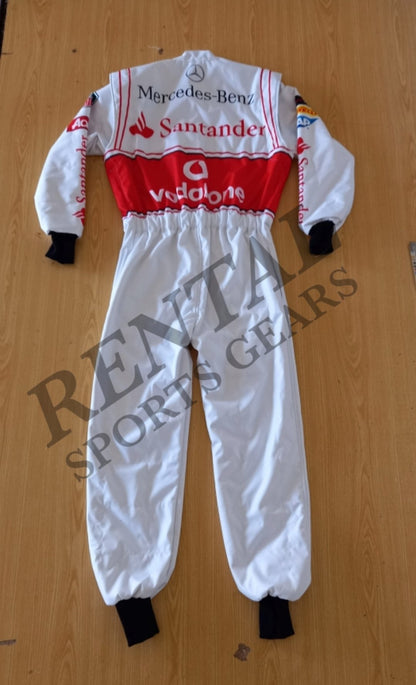 Jenson button vodafone Race suit F1 Santander Suit