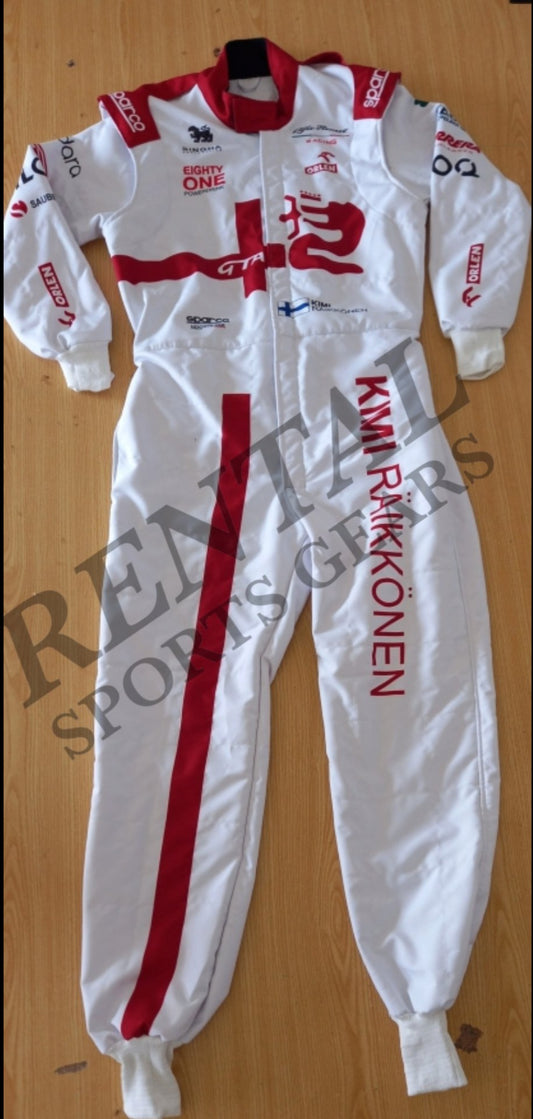 Kimi Raikkonen Alfa Romeo 2021 suit | F1 Alfa Romeo Race Suit