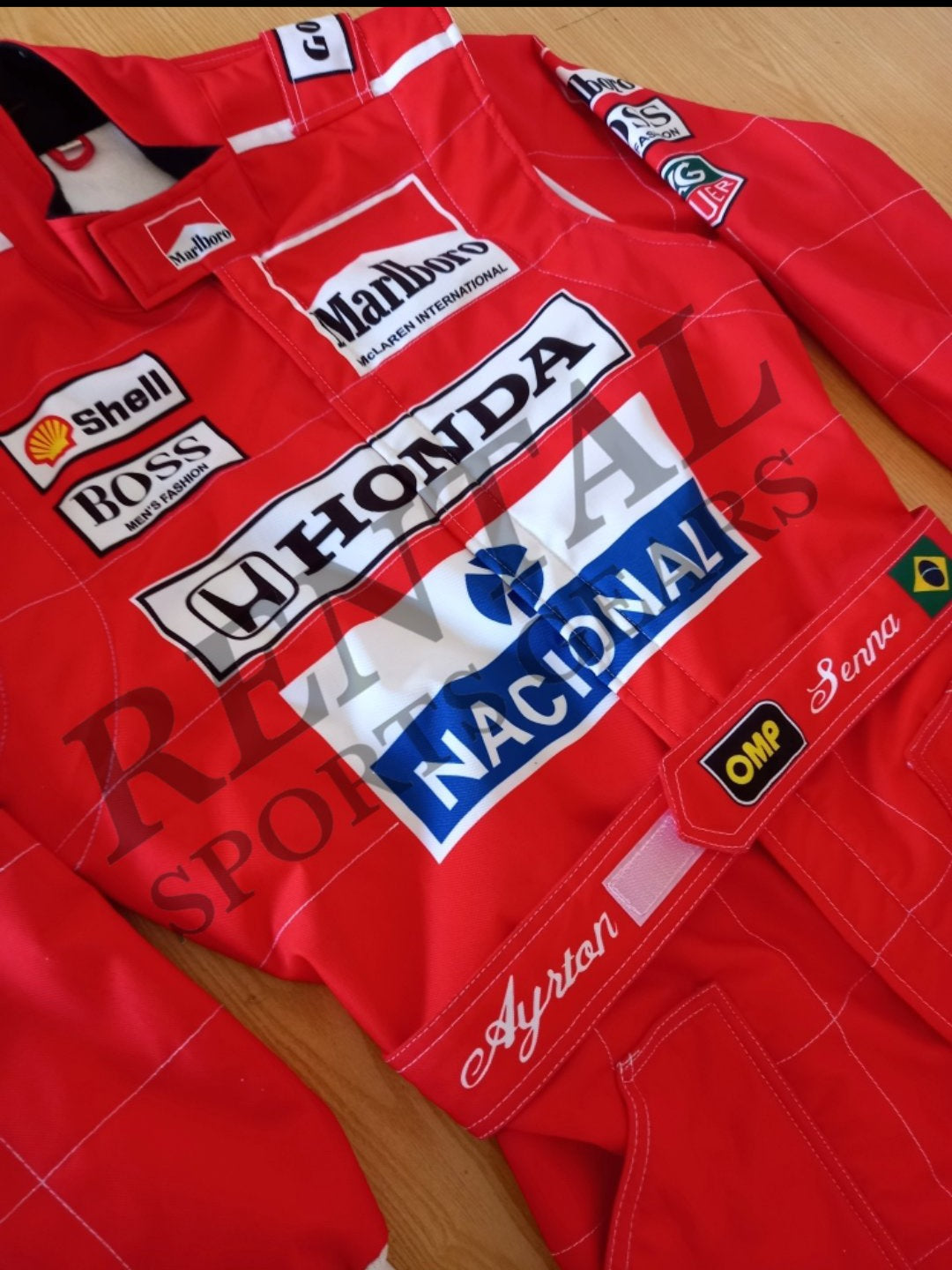 F1 Ayrton Senna 1991 Race Suit | F1 Marlboro Race Suit