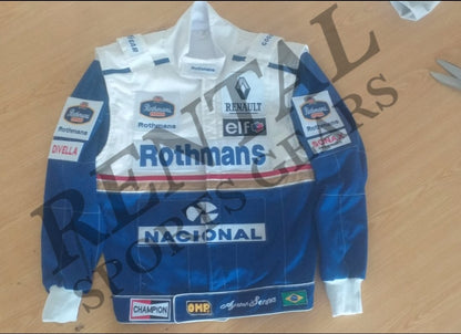 Ayrton Senna 1994 racing Jacket / Team Williams F1 Rothmans