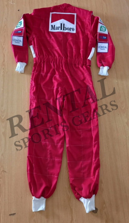 Michael Schumacher 2001 Marlboro Race Suit F1 Embroidery Ferrari | F1 Replica Embroidery Race Suit