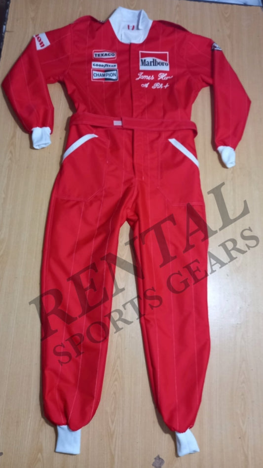 James Hunt RUSH Marlboro Race Suit F1 - F1 Replica Race Suit