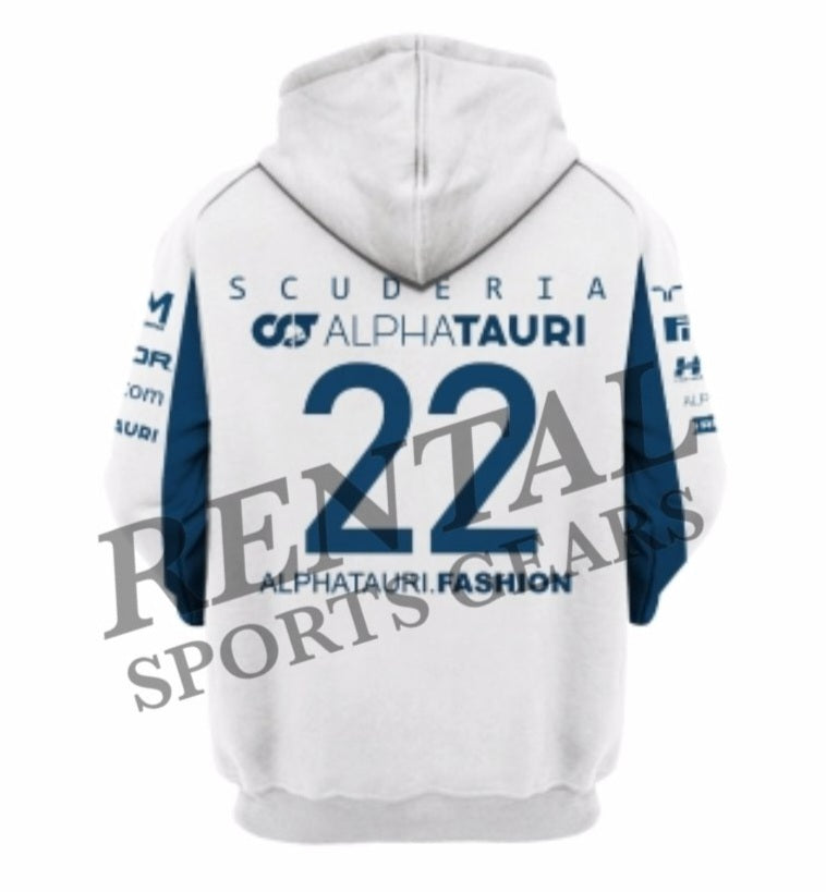 2022 Yuki Tsunoda Race Shirt Alphatauri F1 Hoodie