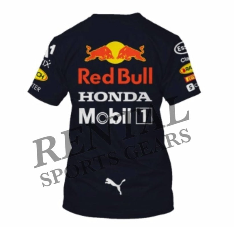 2021 New Max Verstappen Race Shirt F1 Honda Redbull