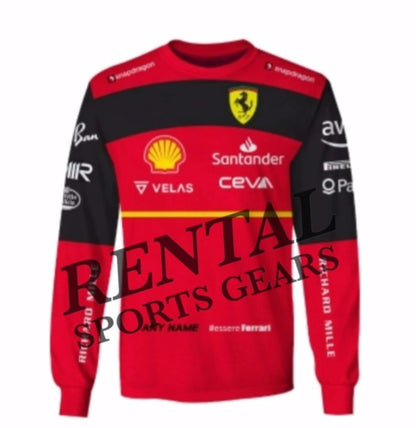 Carlos Sainz Ferrari 2022 F1 Shrit - F1 Ferrari Shirt