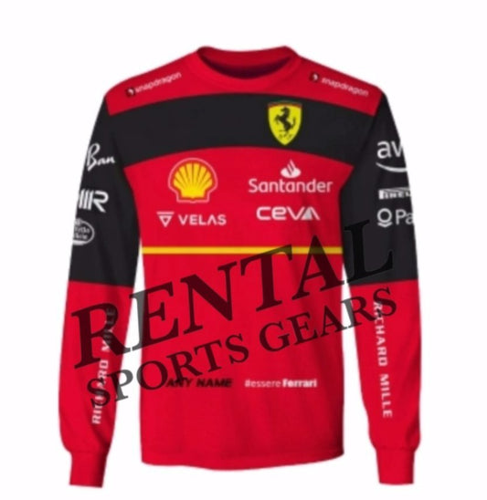 Carlos Sainz Ferrari 2022 F1 Shrit - F1 Ferrari Shirt