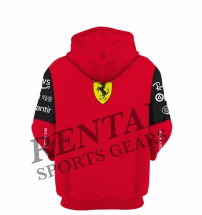 Carlos Sainz 2022 Scuderia Ferrari Race F1 Hoodie - Rental Sports