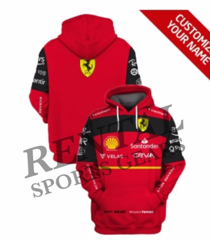 Carlos Sainz Ferrari 2022 F1 Hoodie - F1 Ferrari Hoodie