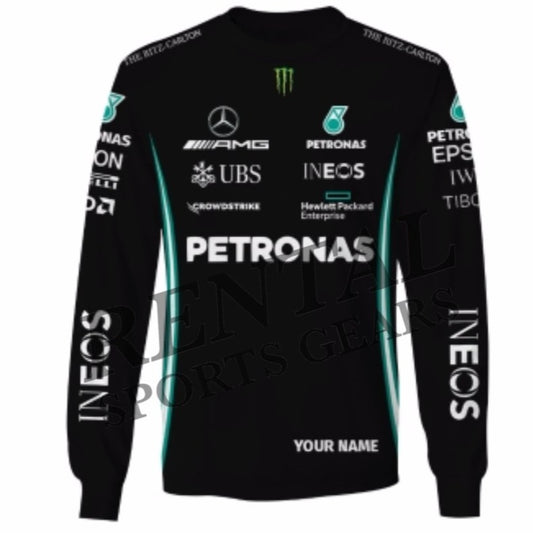2022 New Lewis Hamilton  Racing Shirt F1 Mercedes AMG Petronas
