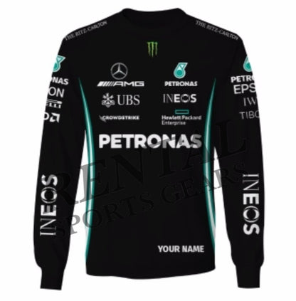 2022 New Lewis Hamilton  Racing Shirt F1 Mercedes AMG Petronas