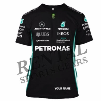 2022 New Lewis Hamilton  Racing Shirt F1 Mercedes AMG Petronas