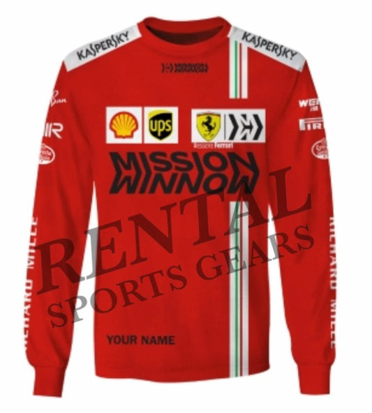 2021 Carlos Sainz Race Scuderia Ferrari F1 Shirt