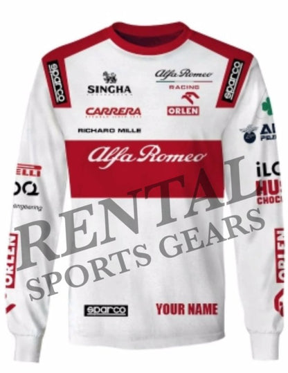 New Kimi Raikkonen F1 Alfa Romeo 2020 Race Shirt - Rental Sports