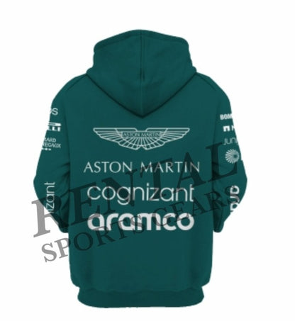 Aston Martin Sebastian Vettel F1 Replica Race Hoodie 2022