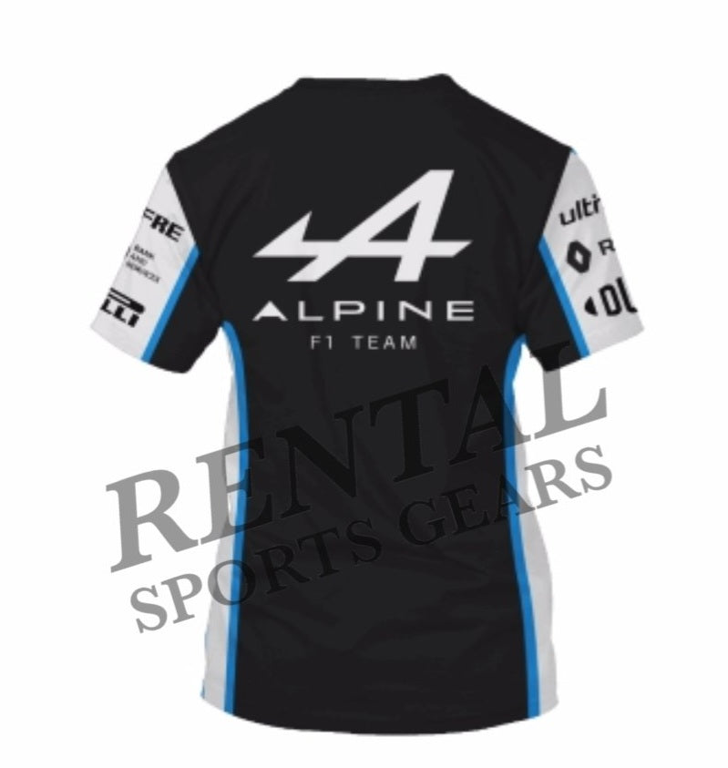 2021 Esteban Ocon Race Used Alpine Formula 1 Shirt
