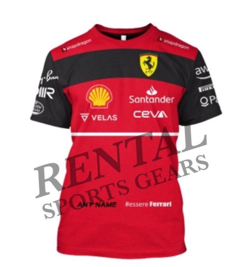 New Charles Leclerc 2022 Scuderia Ferrari Race F1 Shirt