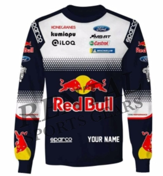 Red Bull Ampol Racing Team F1 Shirts Printed