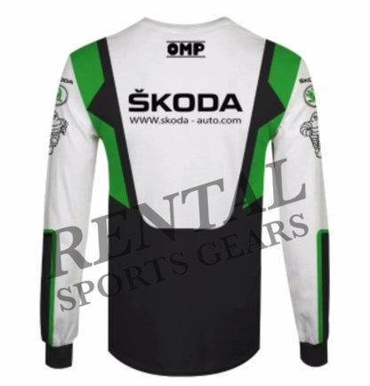 Skoda Racing Car Rallying Branded Unisex Shirt