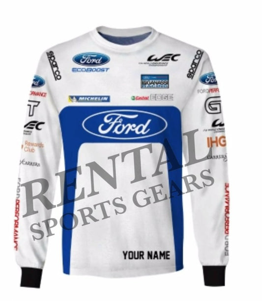 2017 Andy Priaulx Race Shirt Ford GT Chip Ganassi Racing Le Mans Shirt
