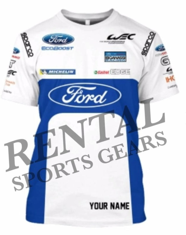 2017 Andy Priaulx Race Shirt Ford GT Chip Ganassi Racing Le Mans Shirt