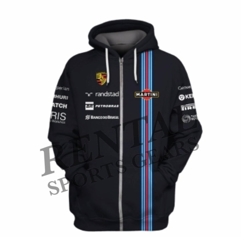 Williams Martini MERCEDES Racing Mens F1 Hoodie