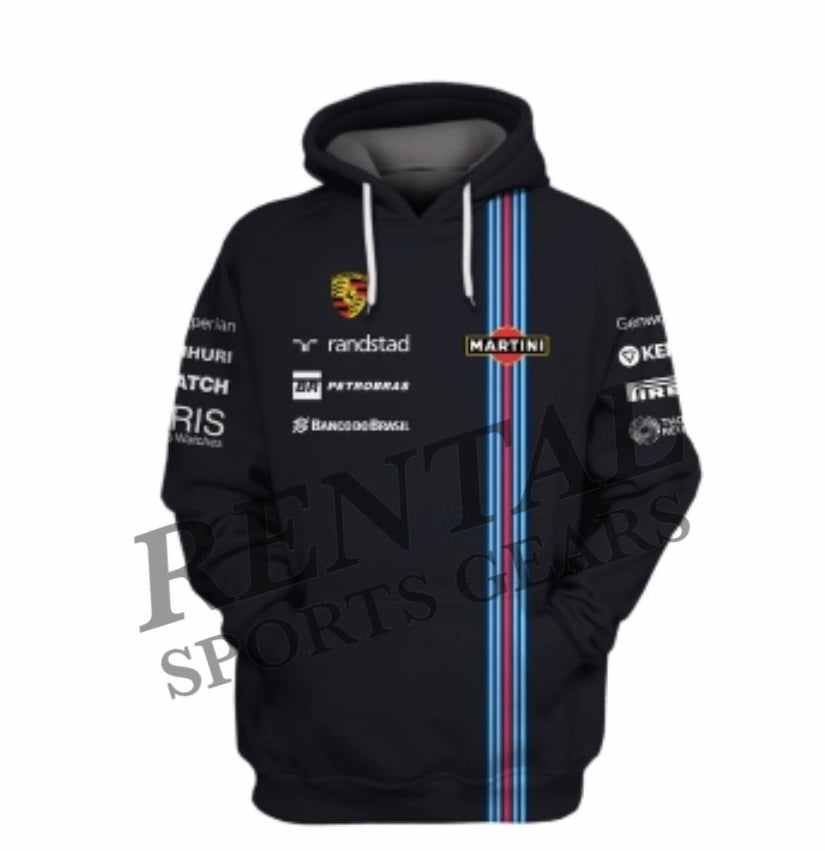 Williams Martini MERCEDES Racing Mens F1 Hoodie - Rental Sports