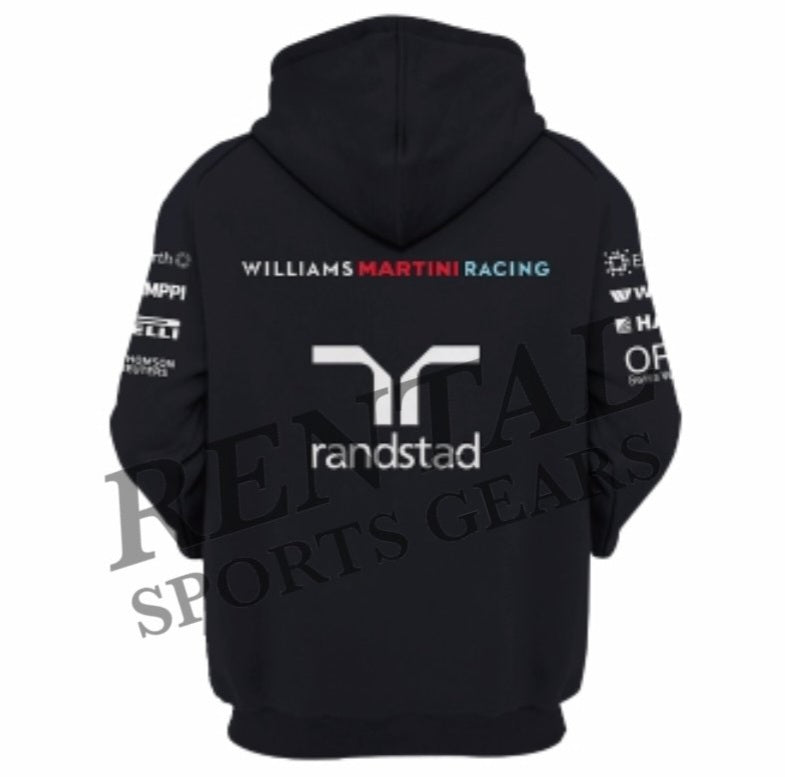 Williams Martini MERCEDES Racing Mens F1 Hoodie