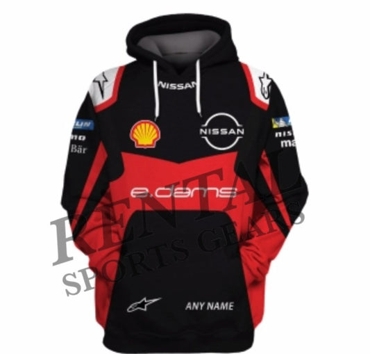 Formula 1 E Nissan E.Dams Racing Personalized Race Hoodie - Rental Sports