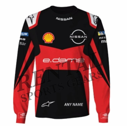 Formula E Nissan E.Dams Racing Personalized Race Shirt