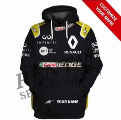 2018 Carlos Sainz Race Used Renault F1 Race Hoodie