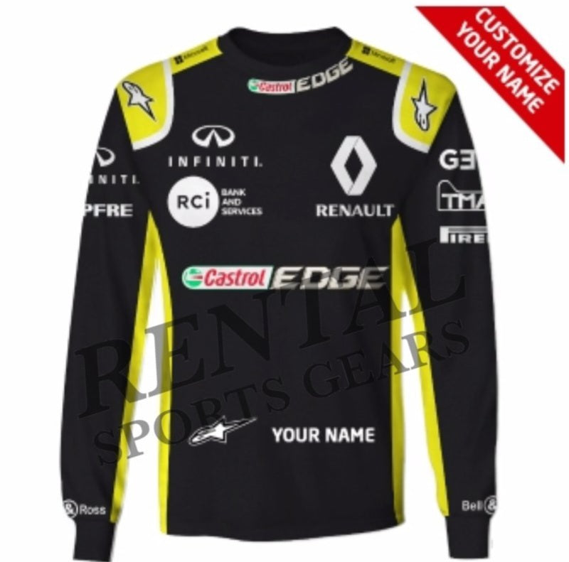 2018 Carlos Sainz Race Used Renault F1 Race Shirt