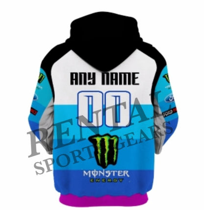 Monster Ford F1 Racing Printed Race Hoodie - Rental Sports