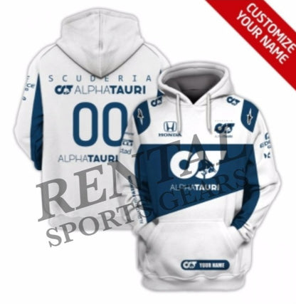 Scuderia Alpha Tauri 2020 Karting Gasly F1 Race Hoodie - Rental Sports