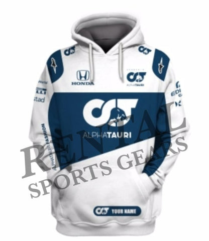 Scuderia Alpha Tauri 2020 Karting Gasly F1 Race Hoodie - Rental Sports