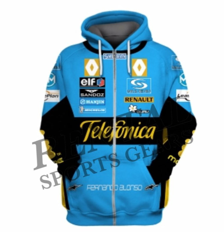 Fernando Alonso 2006 Race Shirt F1 Race Hoodie