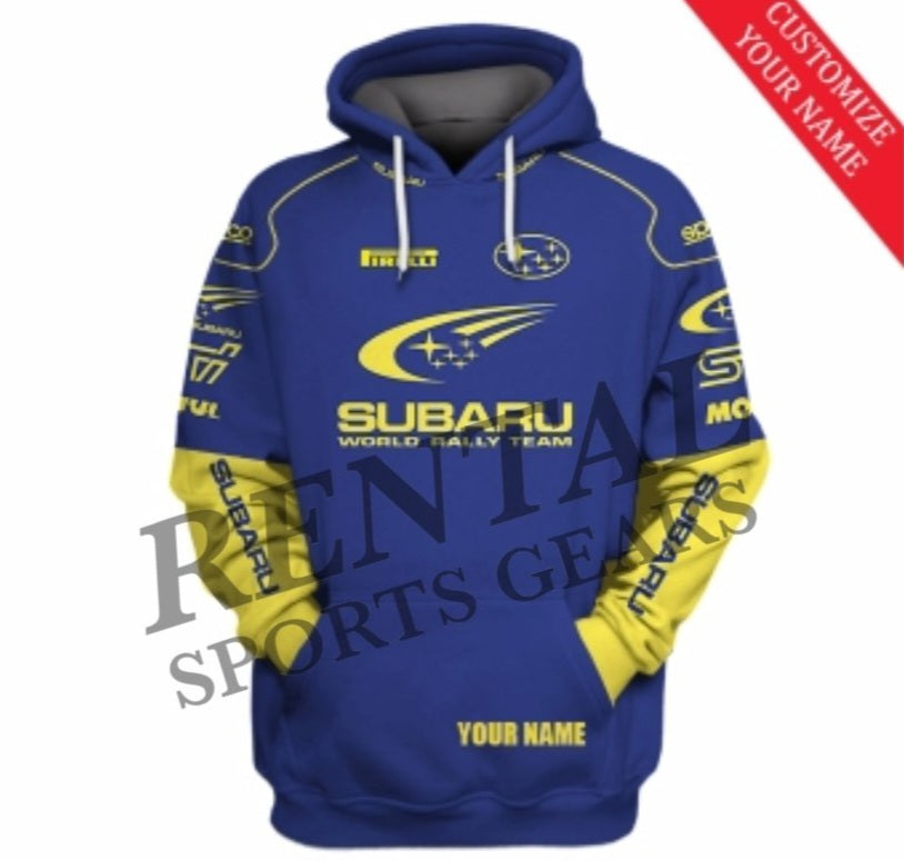 SUBARU World Rally Team F1 Race Hoodie - Rental Sports