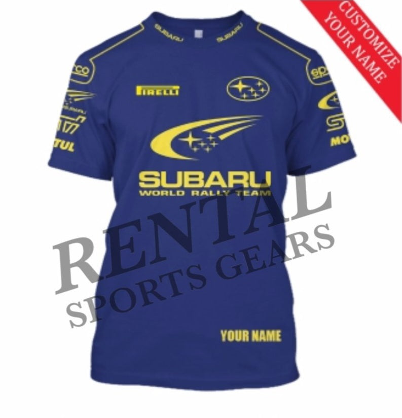 SUBARU World Rally Team F1 Race T-Shirt – Rental Sports