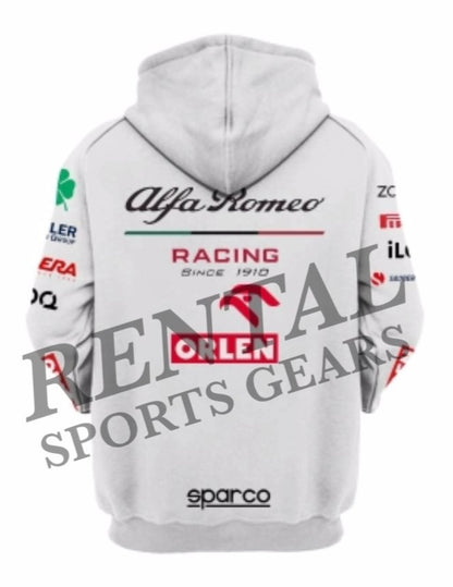 2021 Antonio Giovinazzi Alfa Romeo Orlen F1 Hoodie - Rental Sports