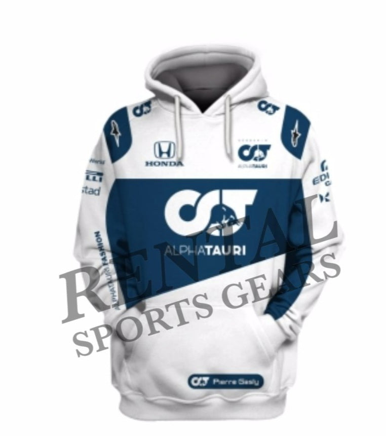 Pierre Gasly Race Hoodie Alpha Tauri F1 2020 Hoodie - Rental Sports