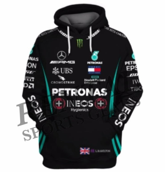 Lewis Hamilton 2020 MONZA GP Race Hoodie / Mercedes Benz AMG F1 Hoodie