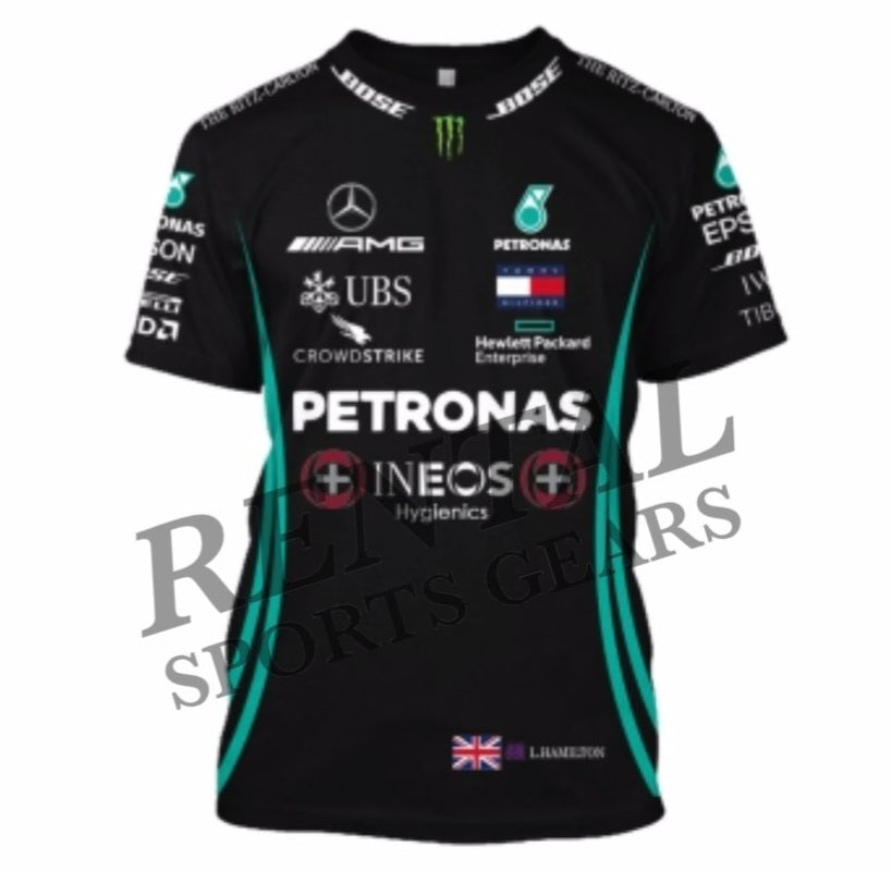 Lewis Hamilton 2020 MONZA GP Racing T-Shirt / Mercedes Benz AMG F1 T-Shirt